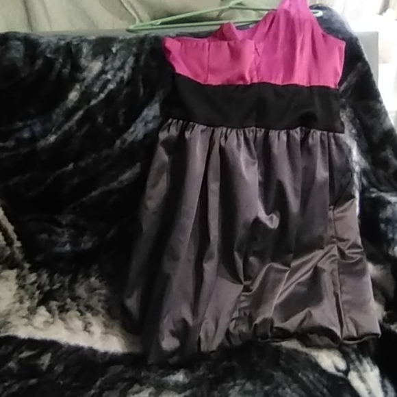 Woman's fancy necessary objects 1shoulder dress - Picture 4 of 5